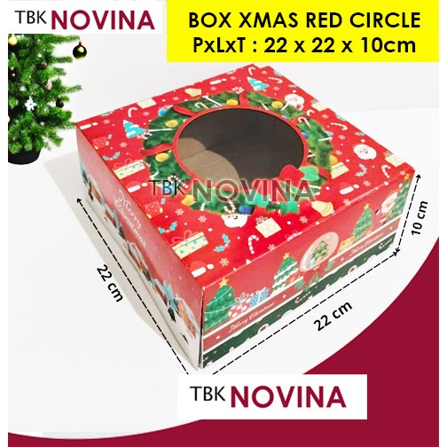 

KOTAK KUE NATAL / BOX CAKE NATAL / BOX MERRY CHRISTMAS / KOTAK KUE TART CAKE