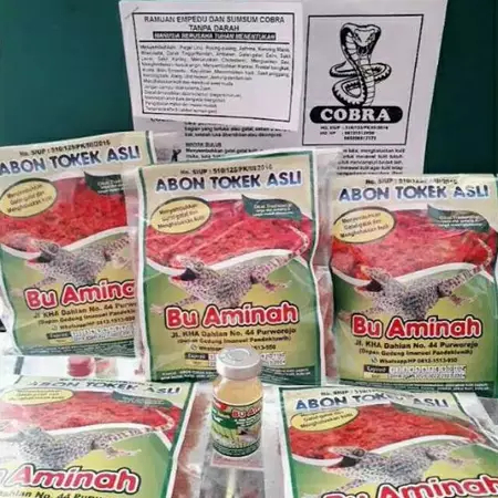 

Abon Tokek 50gr Asli Obat Gatal Kulit