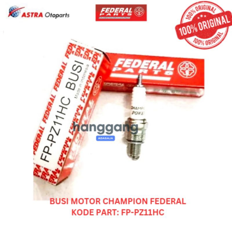 Busi Motor Supra Grand Revo Prima Win Mio Nouvo Smash Shogun C700 Vega Jupiter C800 Ori Federal Cham