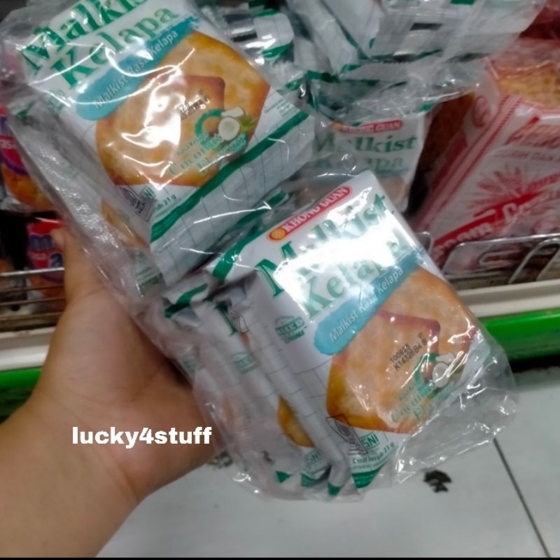 

Biskuit Malkist Kelapa Khong Guan Coconut Renceng 25gr x 10 pcs