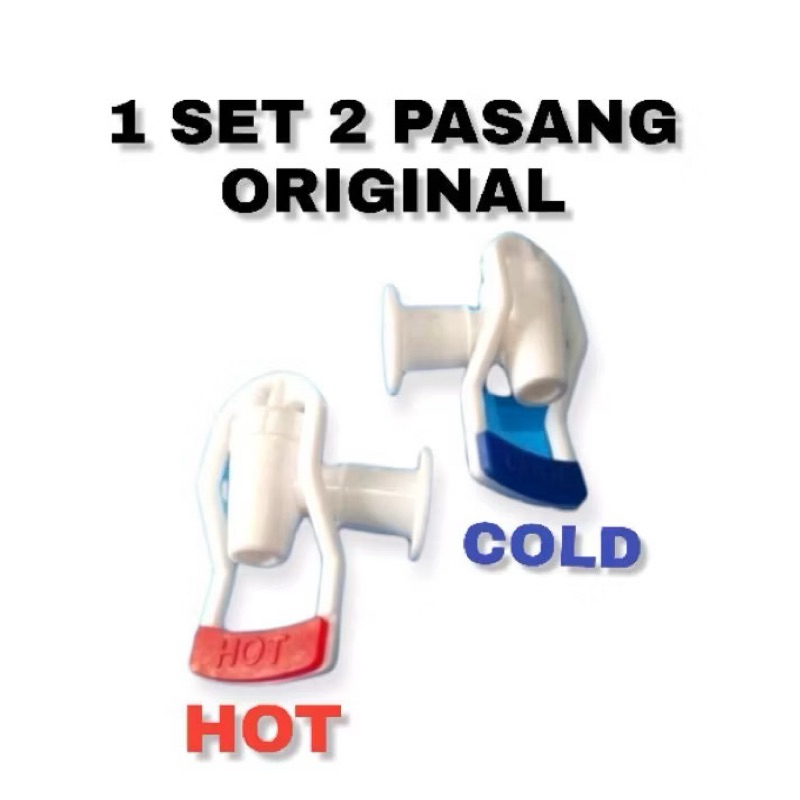 Kran Air Keran Air Dispenser Drat Dalam Dispenser Galon Atas Royal Cold And Hot 1 Set Original