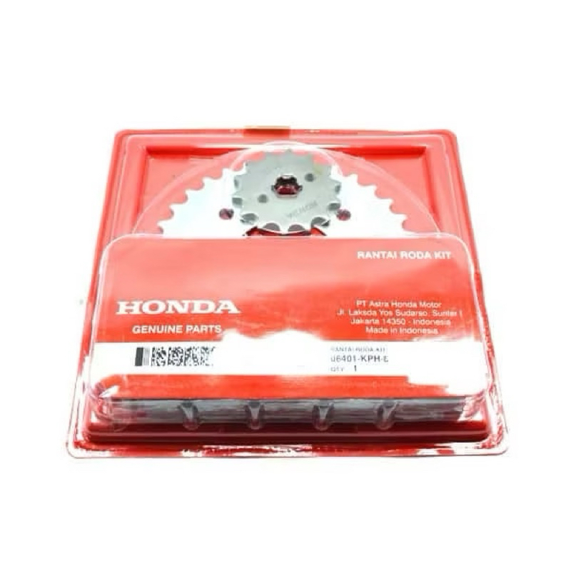 MURAH AHM RANTAI KIT KHARISMA 125 GIRSET SUPRA X 125 (06401-KPH-881) ORIGINAL HONDA