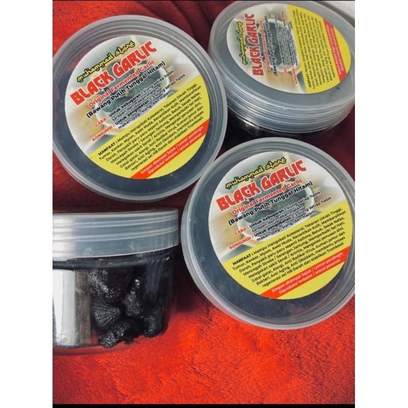 

BLACK GARLIC (BAWANG PUTIH TUNGGAL) 250gr - ORIGINAL FERMENTED GARLIC