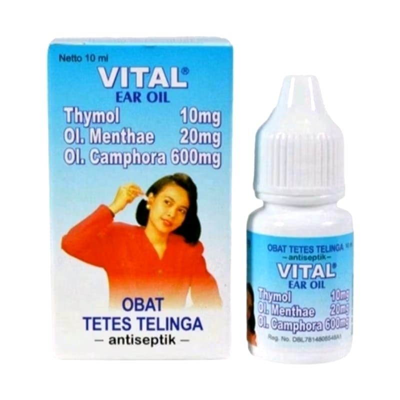 Vital Obat tetes Telinga  10ml [ Tetes telinga ]