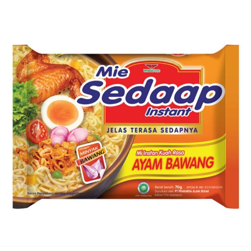 

Sedaap Mi Instan Ayam Bawang 70 g