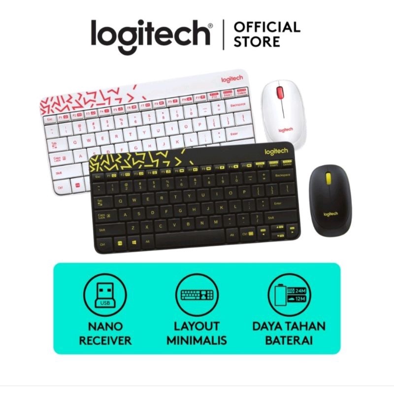 KEYBOARD MOUSE WIRELESS LOGITECH MK240 / LOGITECH MK-240 COMBO