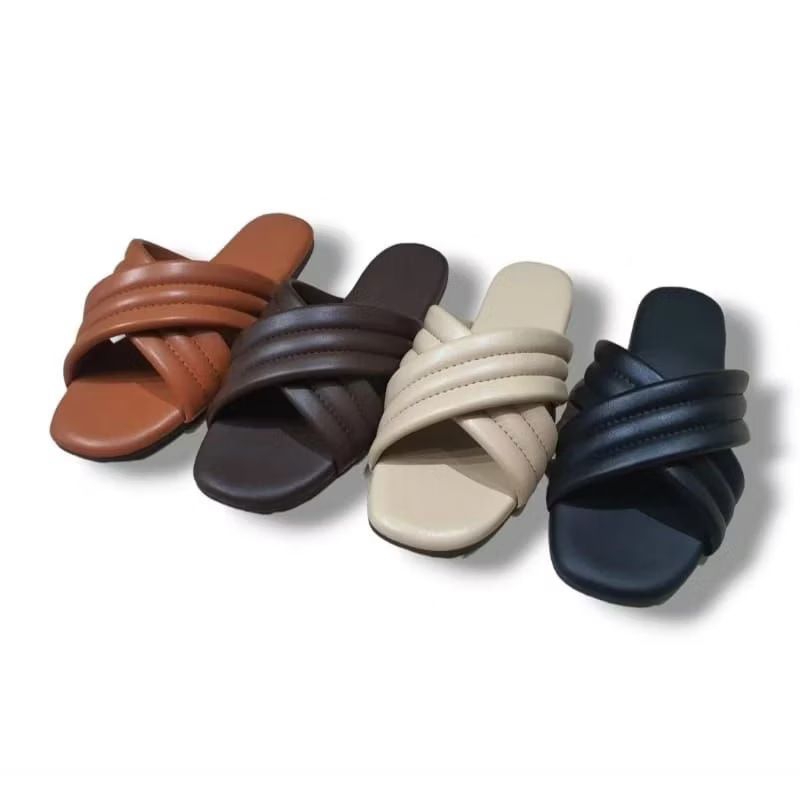 SANDAL TEPLEK WANITA TALI SILANG | SANDAL FLAT WANITA TALI SILANG | SANDAL WANITA MURAH