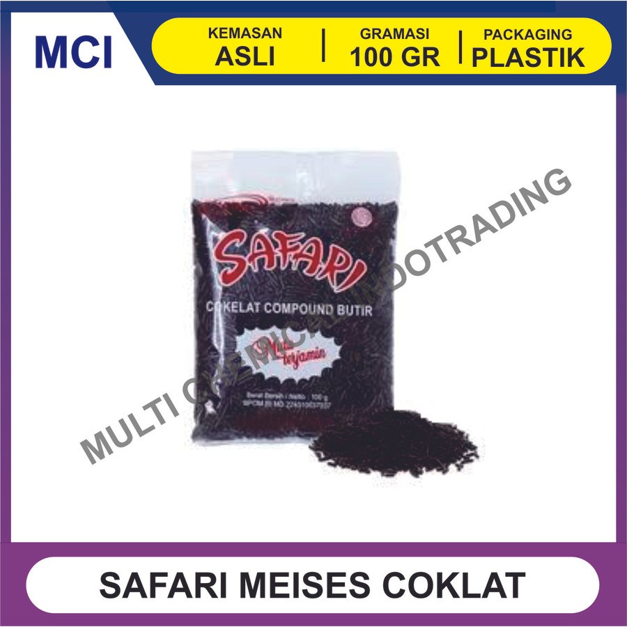 

MESES COKELAT SAFARI LAGIE COKLAT 100 GR - 1 BOX 30 PCS / MESES