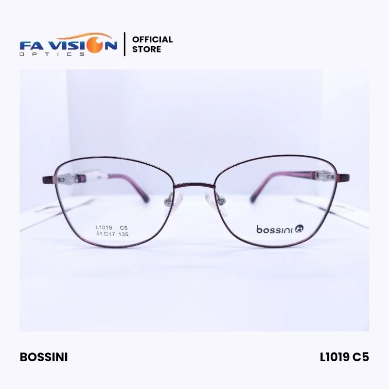 Frame Original - Bossini L1019 C5 - Red Silver - Uk 51