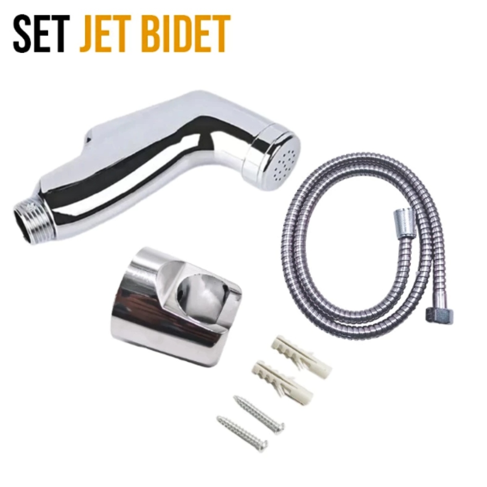 Bidet Toilet Shower Set (  Selang + Kepala )