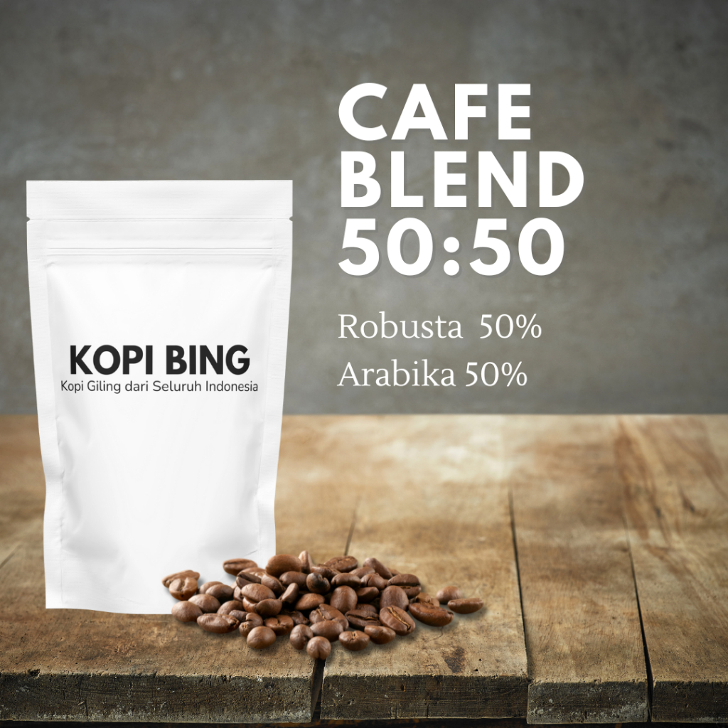 

Kopi Bing Cafe Blend 50% Arabika 50% Robusta 1 Kg