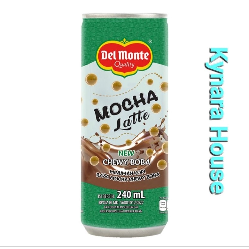 

Del Monte Mocha Latte Minuman Kopi Chewy Boba Kaleng 240ml