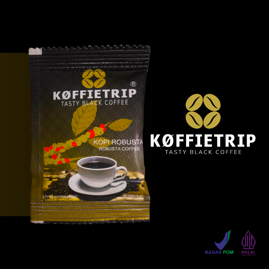 

Koffietrip 6gr/Kopi saset/Kopi Tubruk/Coffee sachet/Instant Coffee