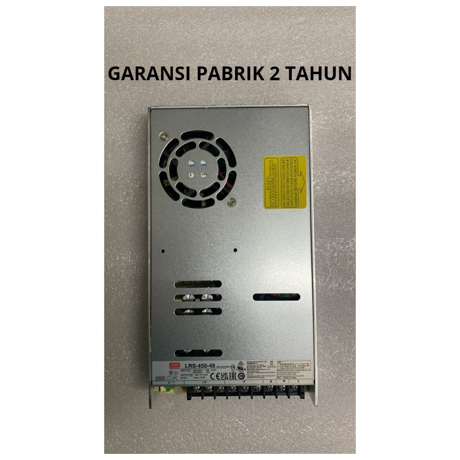 Adaptor MeanWell Mean Well LRS 450-48 48V 48 Volt 9,4Ah Barang asli