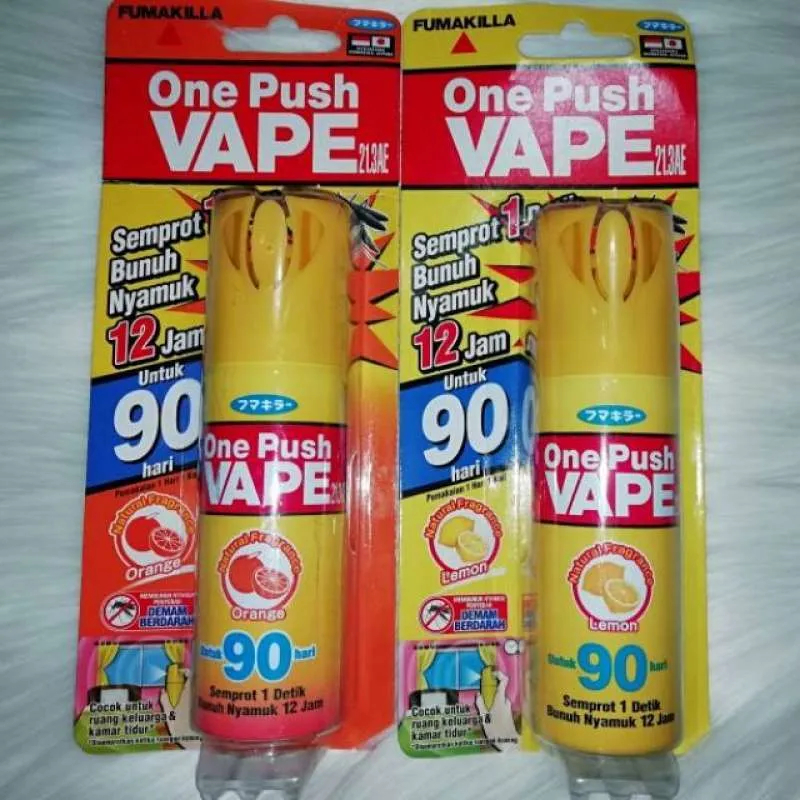 Vape One Push Aerosol Untuk 90 Hari 1 Pc Wangi