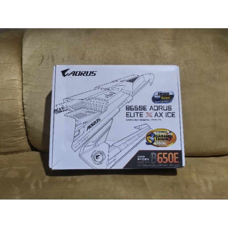 B650e Aorus Elite Ice AX White AM5 DDR5 Motherboard AMD bukan Intel AM4