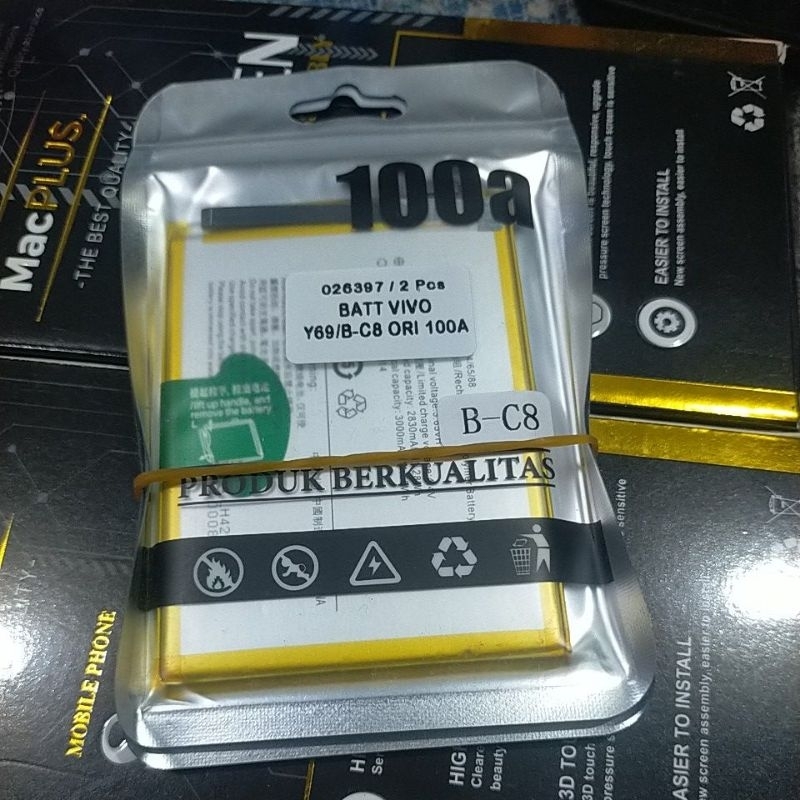BATERAI VIVO Y69 B-C8 ORI 100A