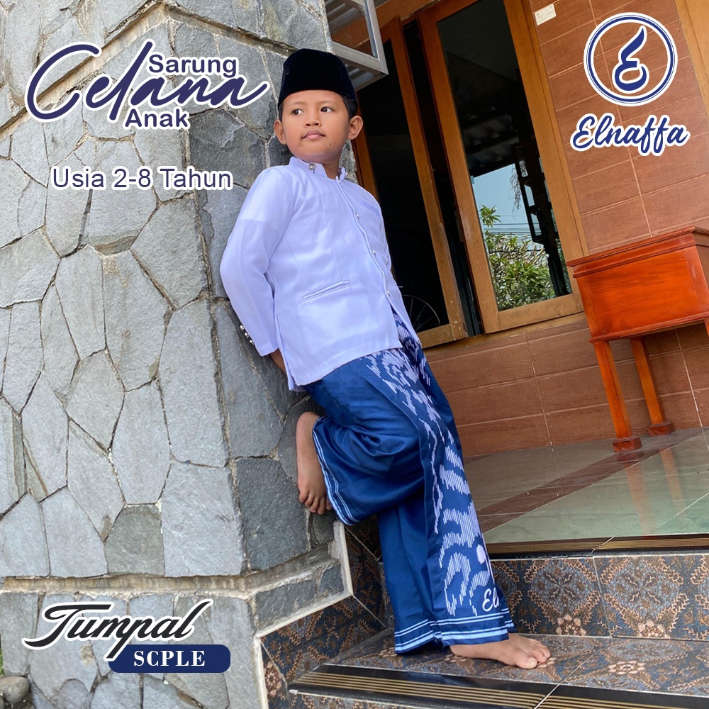 TERJANGKAU ElnaffaSarung Celana Anak Usia 2 Tahun Sarung Celana Anak Motif Batik SCSSLESCGI