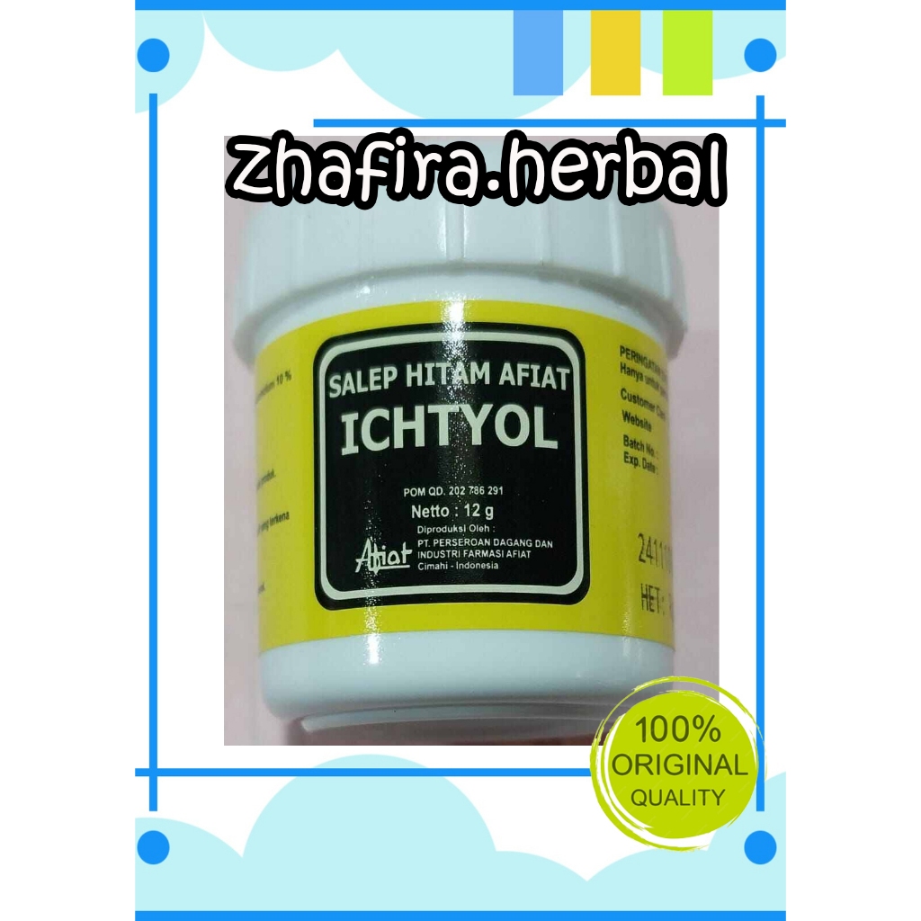 Obat Salep BISUL ICHTYOL - Salep Hitam Icitol - Obat Bisul