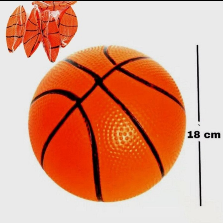 mainan bola basket anak bola karet basket mainan anak murah