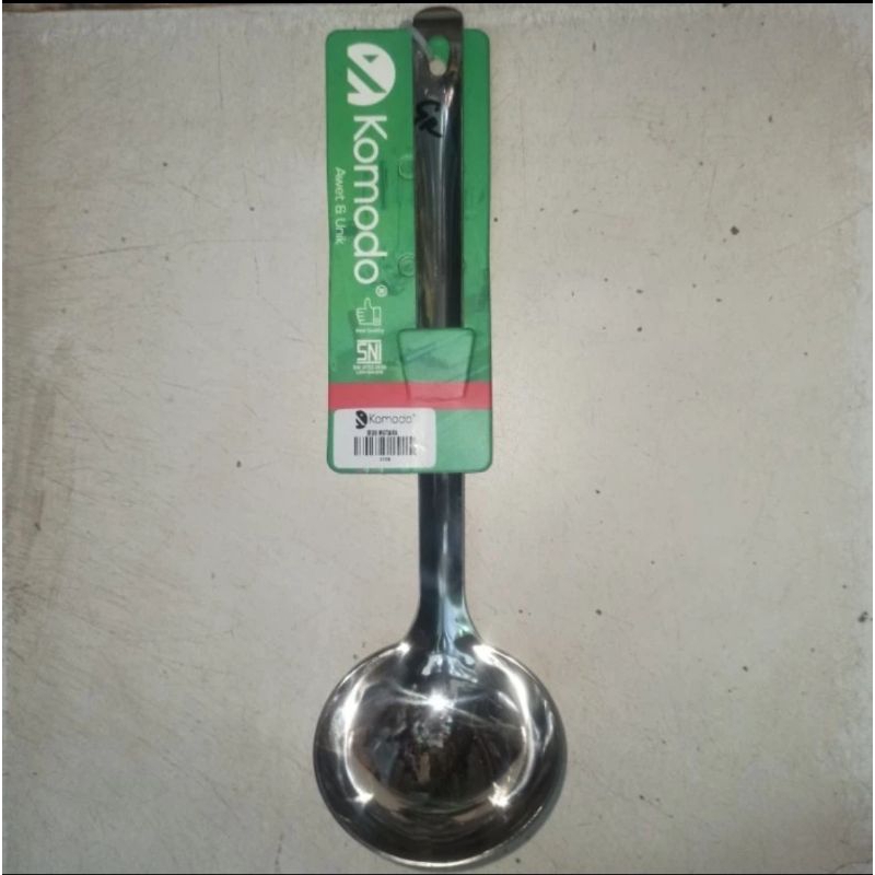 Irus Stainless tebal Mutiara Komodo/ Sendok sayur komodo tebal Stainless