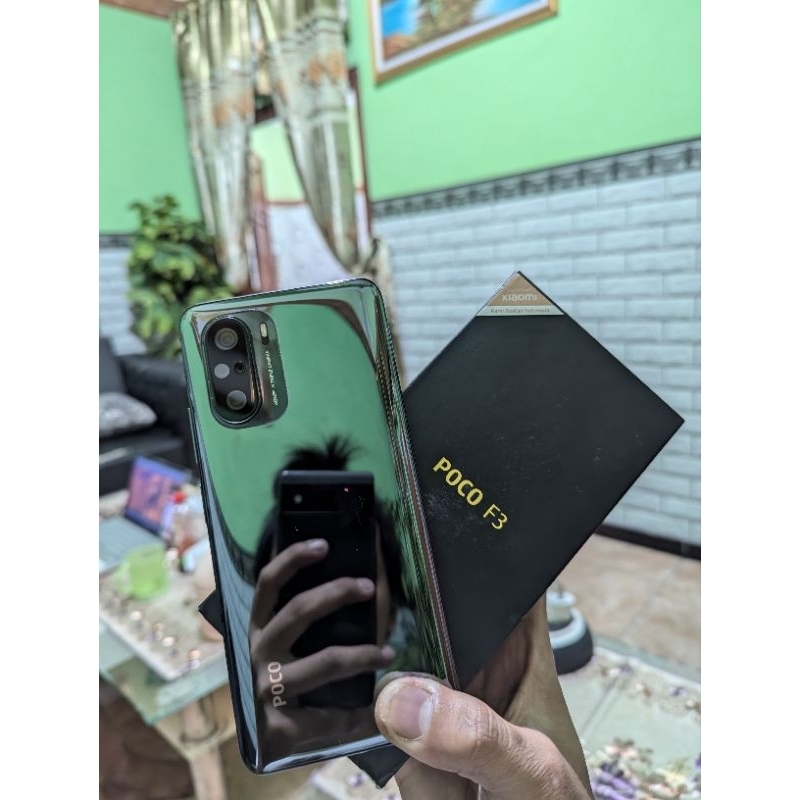 poco f3 8/256 minus ganti lcd