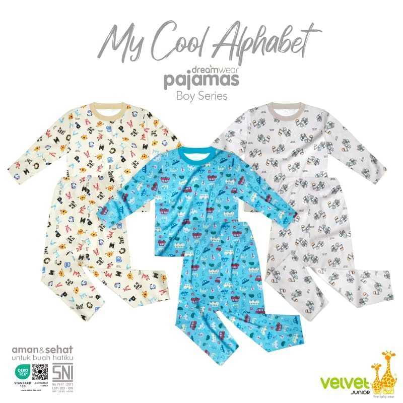 Dreamwear Velvet Junior Big Size 2-10 (3 Setelan)