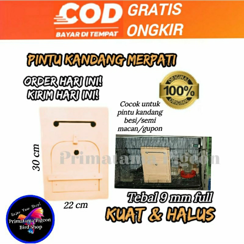 Pintu Kandang Merpati Pintu Kandang Semi Macan uk 30×22 Pintu Kandang Burung Merpati