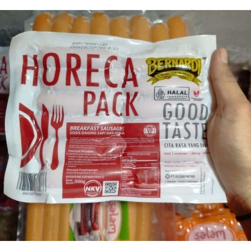 

Bernardi Horeca Pack / BHP Sosis Sapi VP 500gr