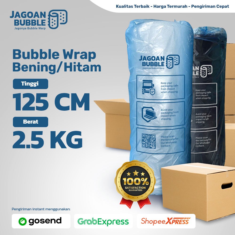 

❤️Jagoan Bubble❤️ Bubble Wrap 2,5 Kg - Tebal Kuat & Murah