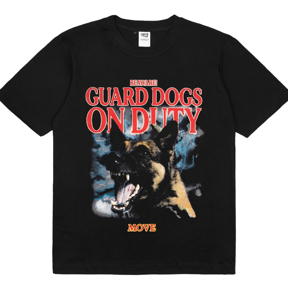 MOVE  TSHIRT BAJU KAOS DISTRO COMBED PRIA WANITA CEWEK COWOK STREETWEAR KEKINIAN KEREN TERLARIS  DOG