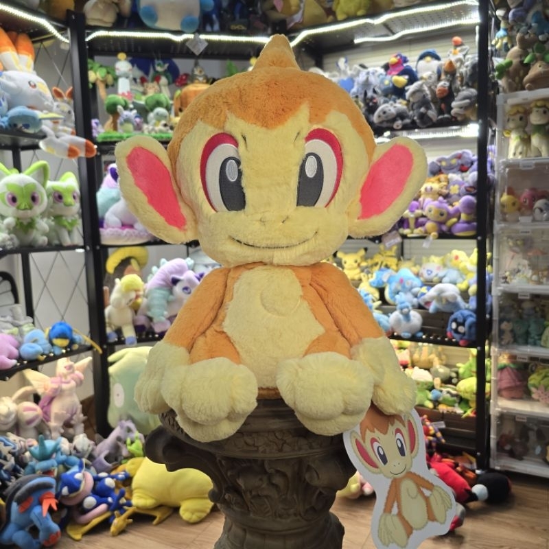 Pokemon Chimchar Fuwa Fuwa Dakko Fluffy New Tag