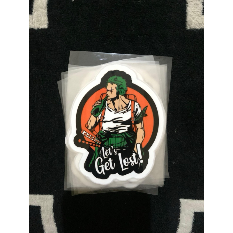 SABLON SETRIKA SABLON DTF TEMA ZORO ANIME ONE PIECE