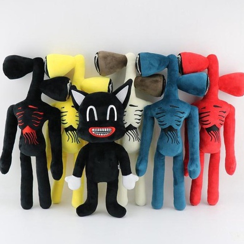 Boneka Siren Head Plush Toy Cartoon Siren Head Doll Horror