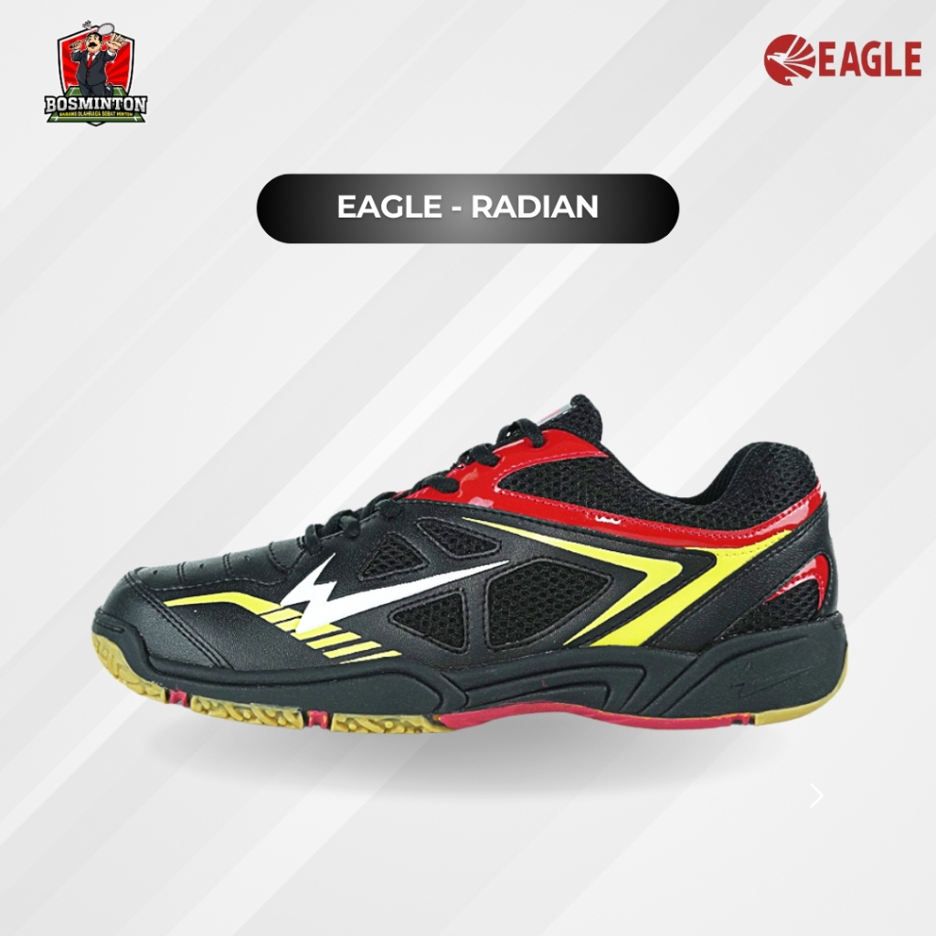 Sepatu Eagle Radiant Black Original Badminton Bulu Tangkis