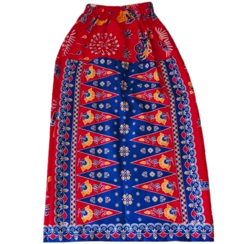 Rok ondel ondel Betawi Anak / Bawahan Kebaya Encim / Rok Tumpal Betawi motif Batik Ondel Ondel