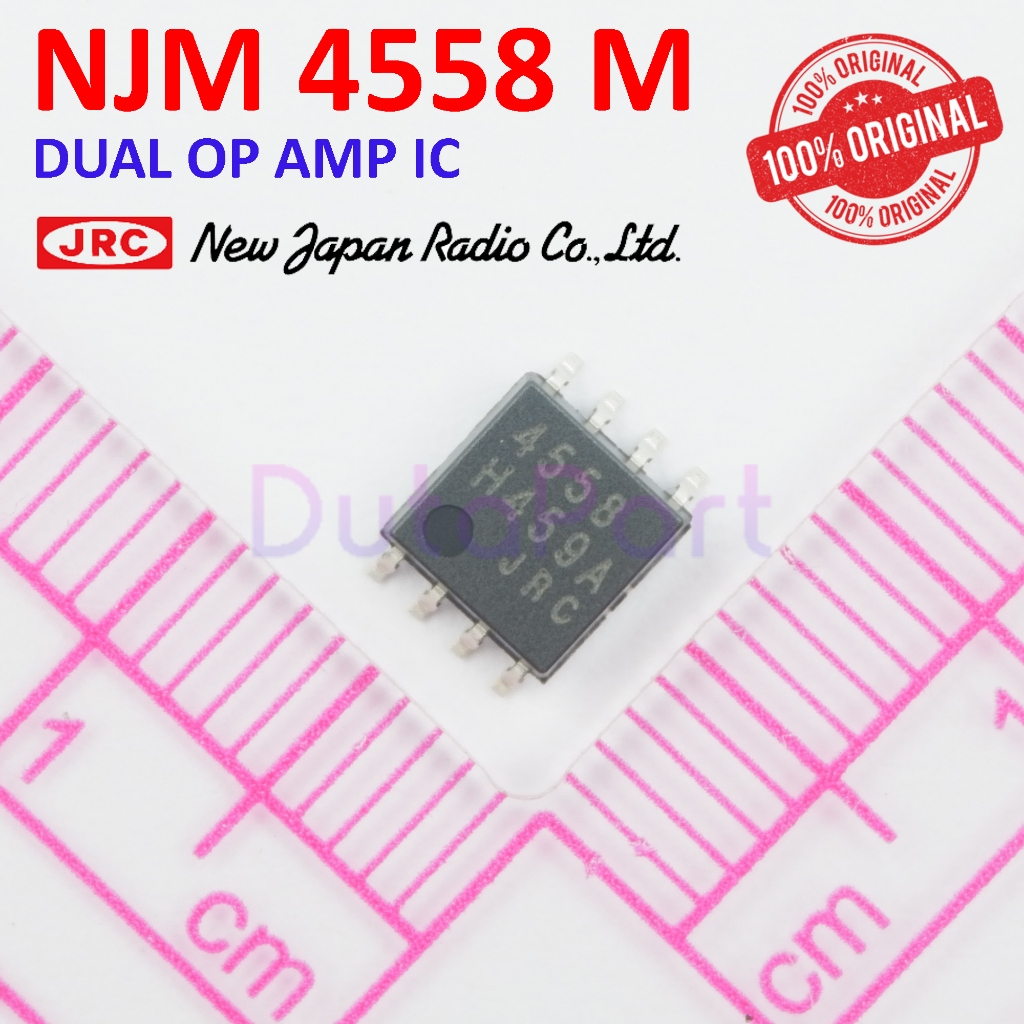 NJM4558M NJM4558 NJM 4558 M ORIGINAL JRC JAPAN OP Amp IC JRC4558 4558D DMP-8