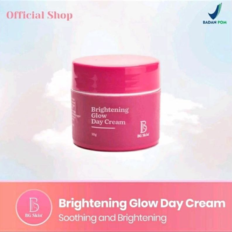 BG SKIN BRIGHTENING DAY CREAM BPOM ORIGINAL | KRIM SIANG BEAUTY GLOW BG SKINCARE