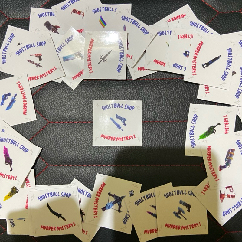 

(Baca Deskripsi) Iceflake Set Godly Mm2 Trade Murder Myster 2 Sticker