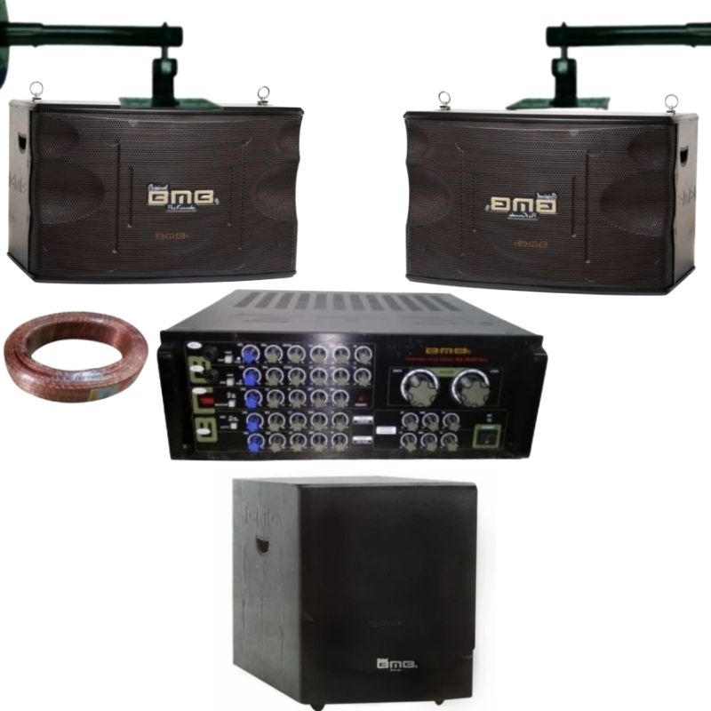 Paket karaoke bmb 15 inch Sound system fullset original subwoofer aktif 15 inch
