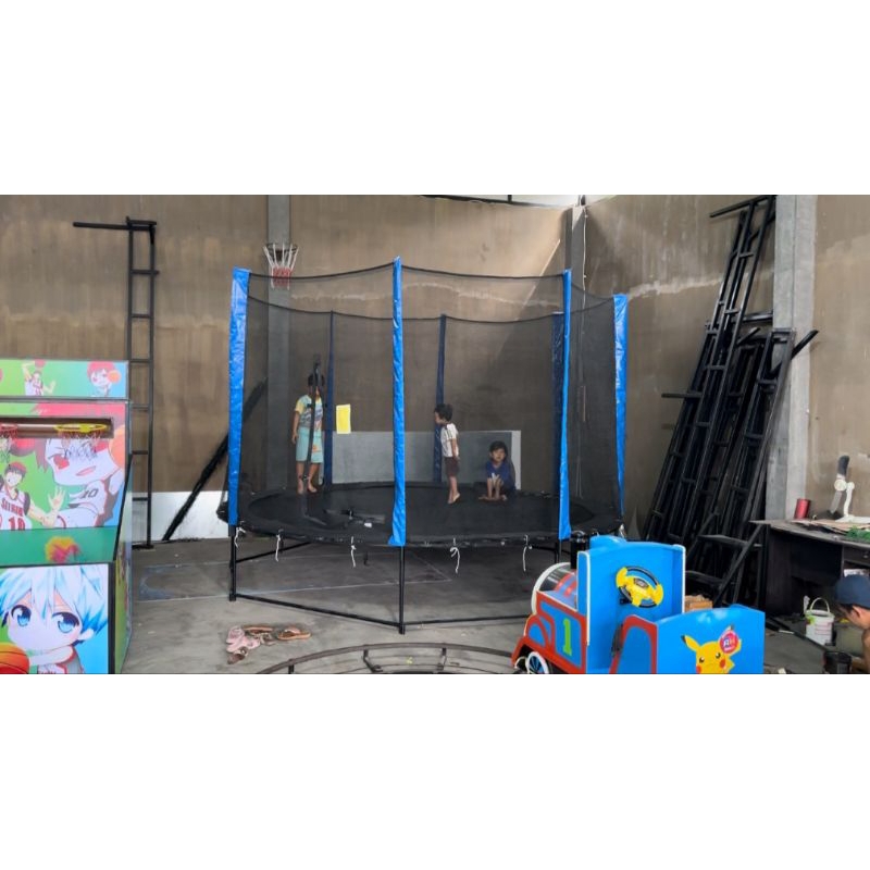 MAINAN TRAMPOLIN JUMBO|Mainan Pasar Malam|Mainan Rental Usaha|Mainan Viral