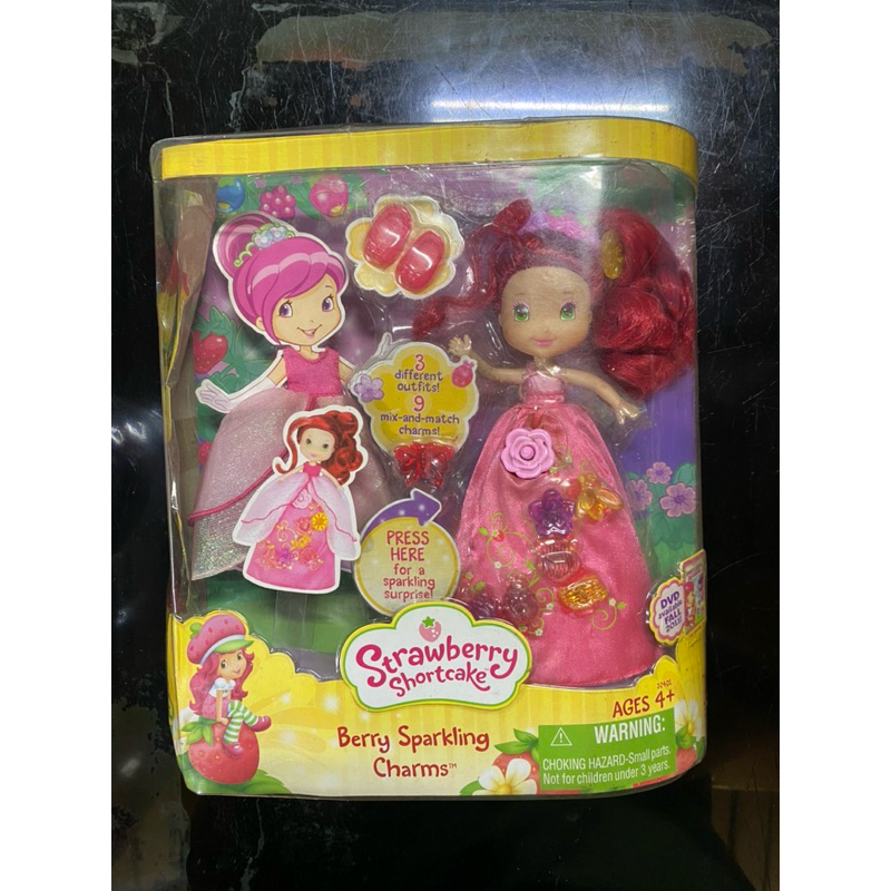 mainan boneka strawberry short cake light