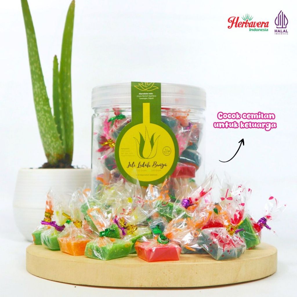 

Ay00! Jeli Lidah Buaya Aloevera Rasa Manis Nikmat Halal