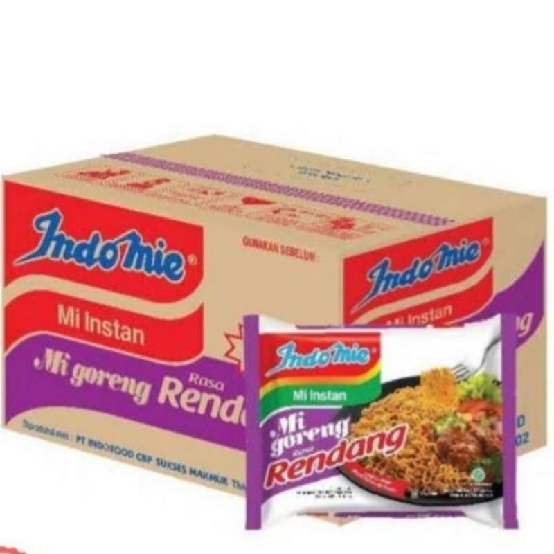 

INDOMIE RENDANG 1 DUS ISI 40 PCS STOCK BARU TERUS DAN EXPIRED LAMA