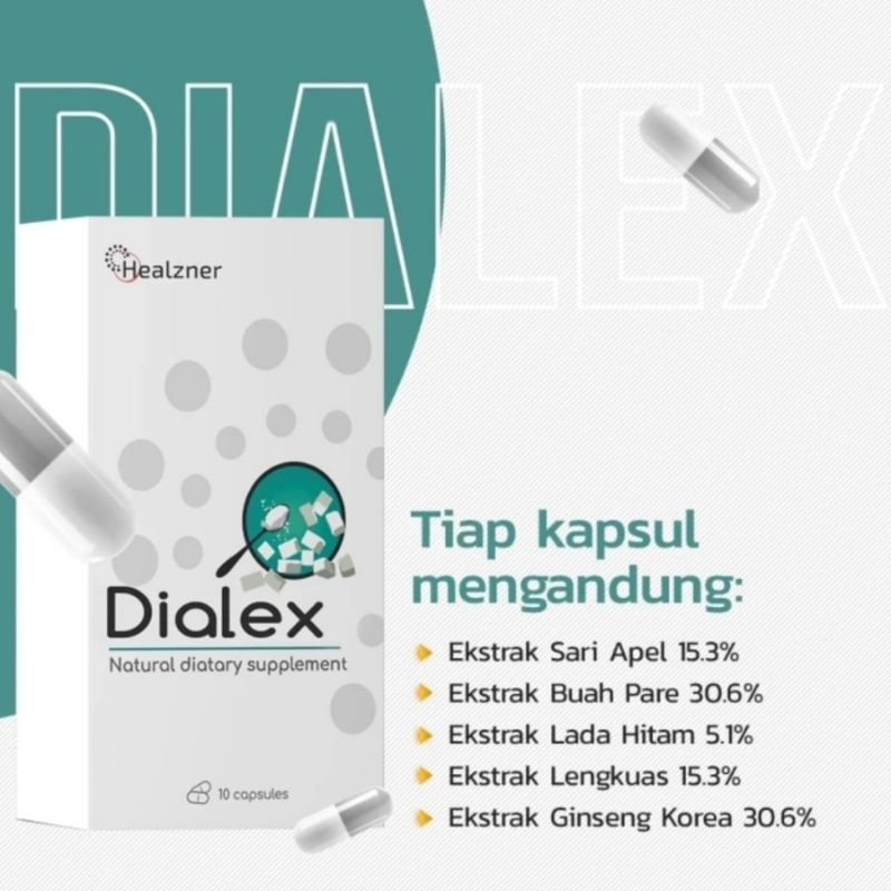 Dialex Obat Diabetes Manjur Ampuh Asli Dialex Original