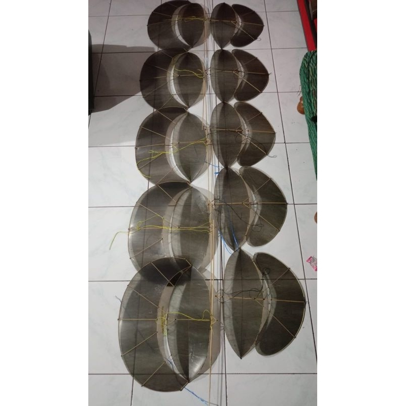 Layangan Gapangan Pegon ceper dan babon  sayap 35 cm