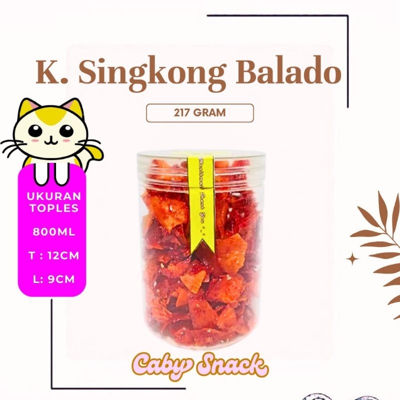 

Caby Snacks Keripik singkong balado basah 217gr + free Toples Termurah Dikirim Langsung ke alamat Cod Gratis ongkir Jawa Timur