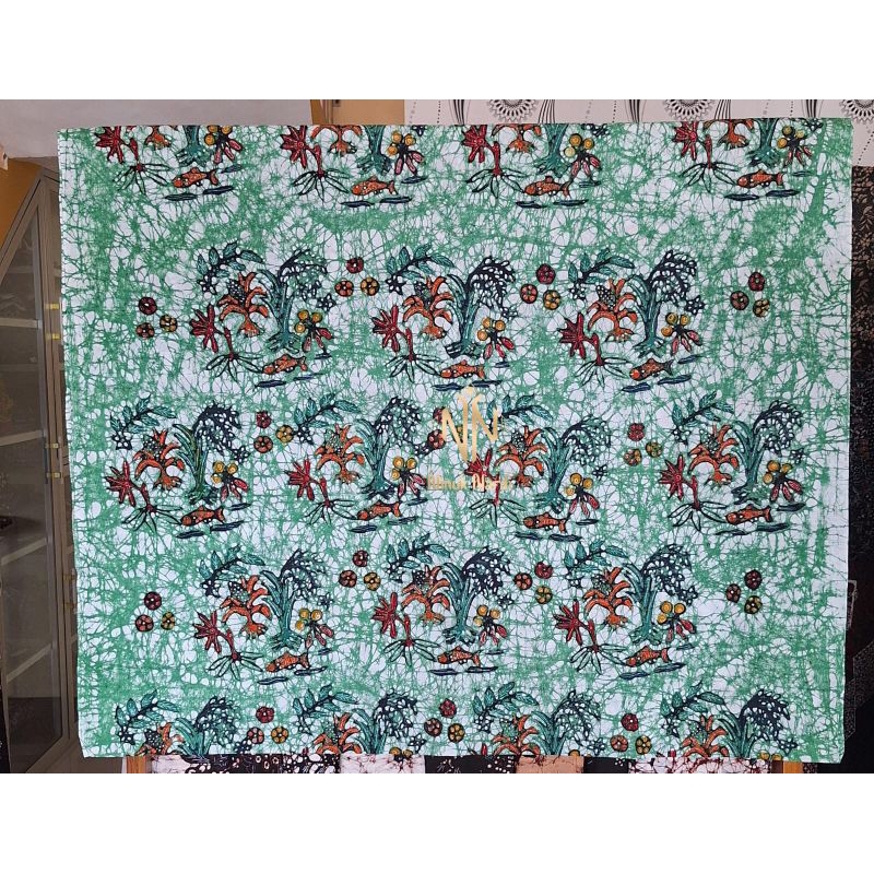 KAIN BATIK TULIS BAKARAN MOTIF MINA TANI KHAS PATI