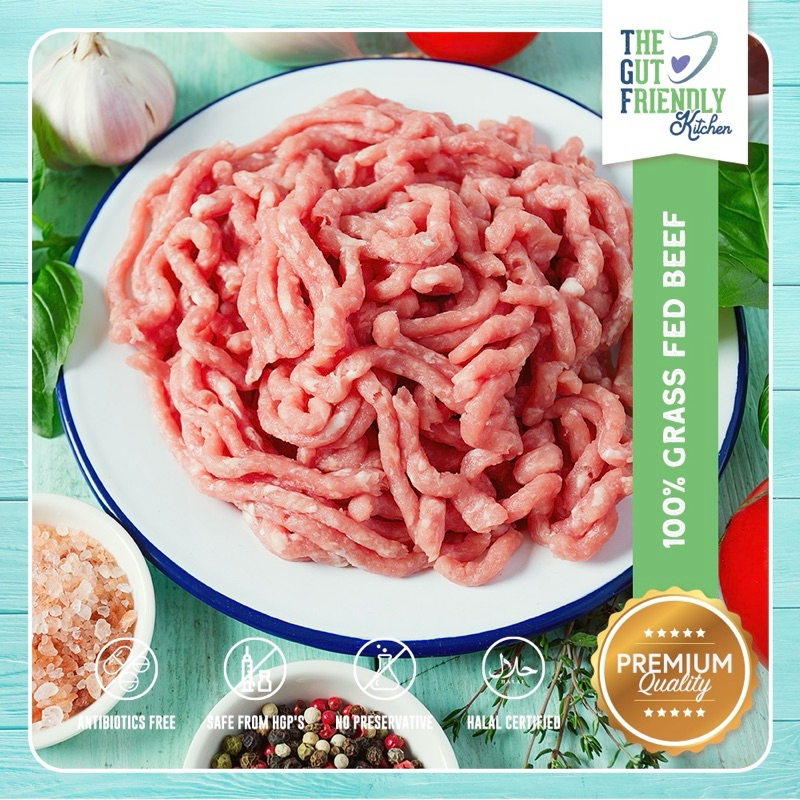 

100% GRASSFED PREMIUM Ground Veal ( Daging Sapi Muda Giling ) NZ 500gr - The Gut Friendly Kitchen