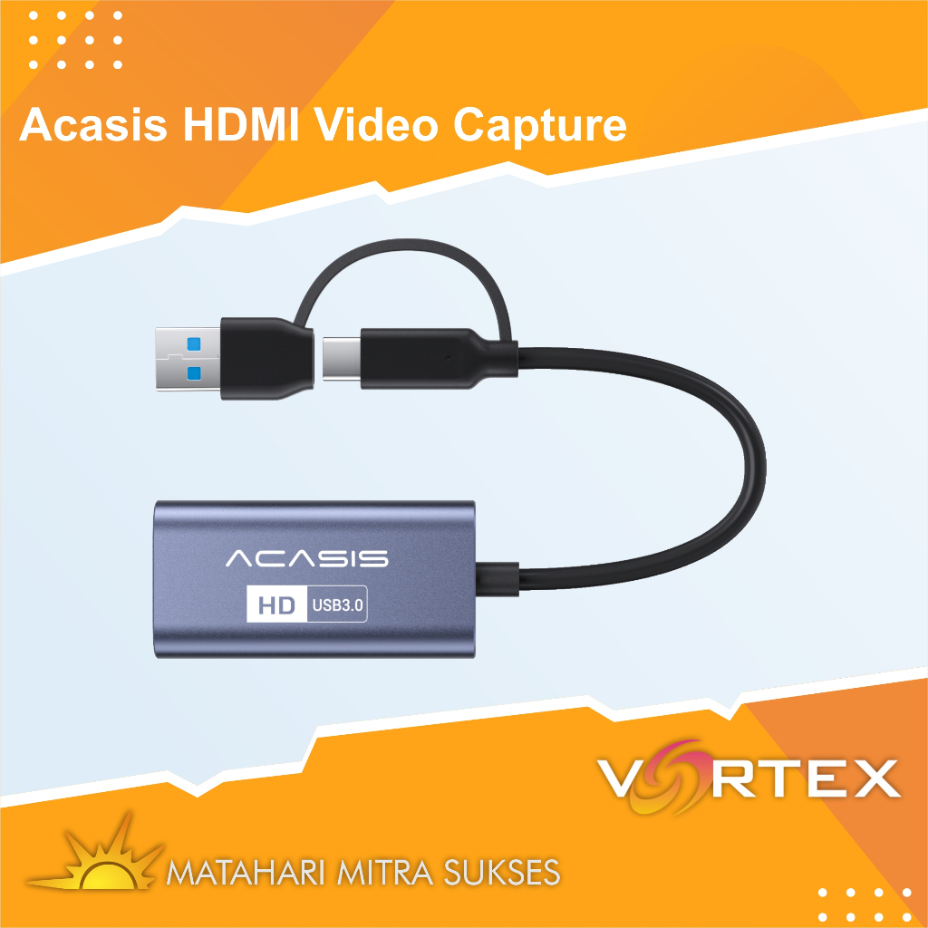 Acasis 4K 30Hz HDMI HD USB-A/C Switch Video Capture Card 1080P 60FPS